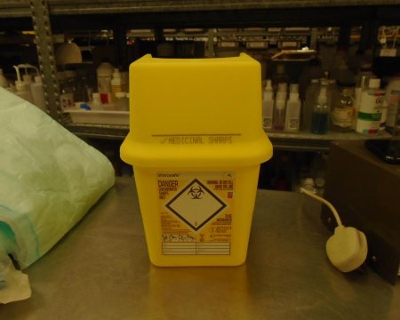 Sharps bin yellow